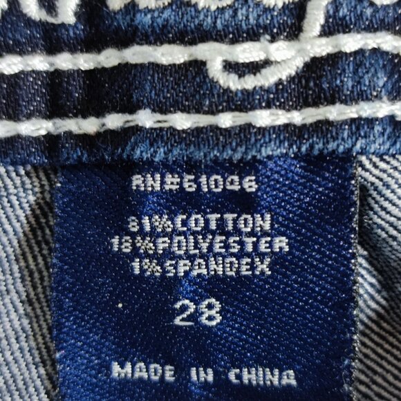 Vanity Premium Collection Capri Jeans women's size 28 (W32) ink blue colour - Picture 7 of 13